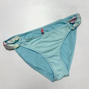 3/$20 Mint Blue Ardene Bikini Bottoms Size Medium Floral